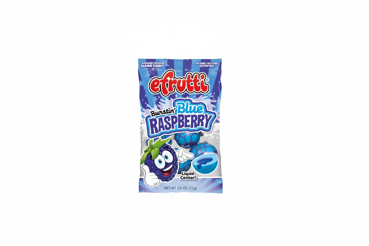 Bursting Blue Raspberry Gummy