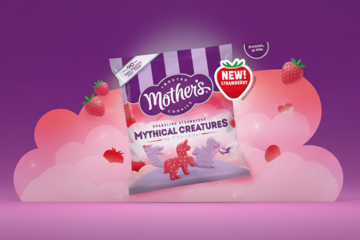 Frosted Sparkling Strawberry Cookies