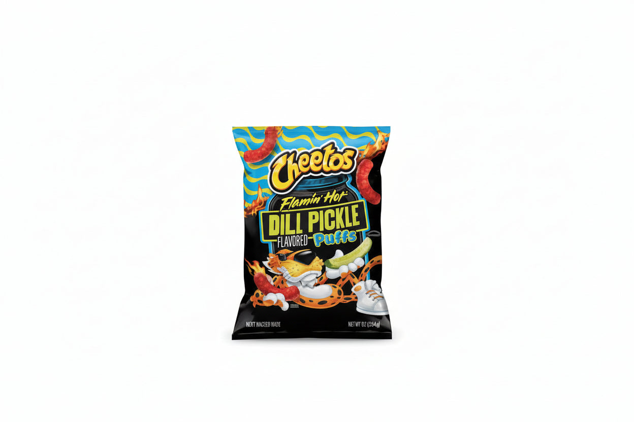 Flamin' Hot Dill Pickle Puffs